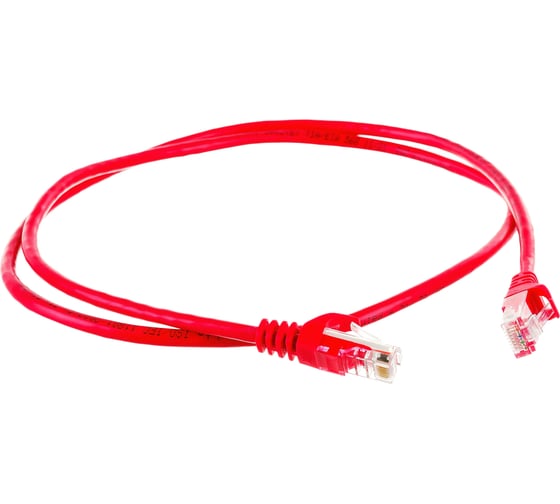 Коммутационный шнур ITK патч-корд, кат.5Е UTP, 1м, красный PC04-C5EU-1M