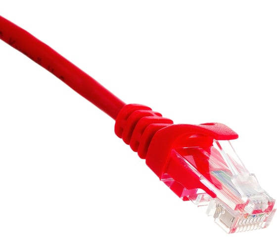 Коммутационный шнур ITK патч-корд, кат.5Е UTP, 1м, красный PC04-C5EU-1M