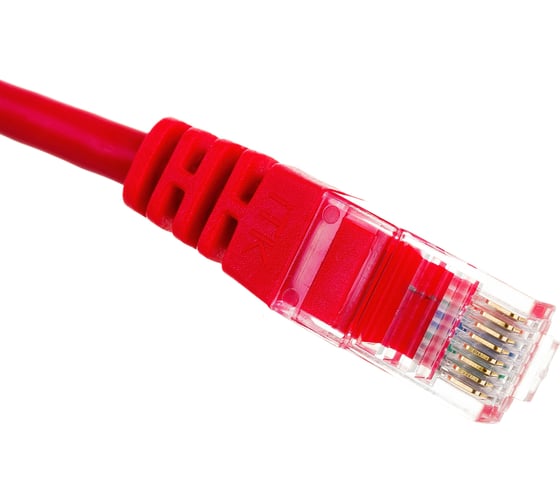 Коммутационный шнур ITK патч-корд, кат.5Е UTP, 1м, красный PC04-C5EU-1M
