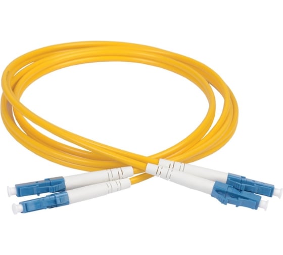 Оптический патч-корд IEK ITK SM 9/125 OS2, LC/UPC-LC/UPC, Duplex, 3м FPC09-LCU-LCU-C2L-3M