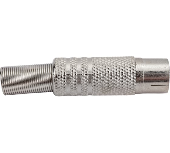 Гнездо TV TDM ELECTRIC антенное, металл, с пружиной, индивидуальная упаковка SQ1809-0029