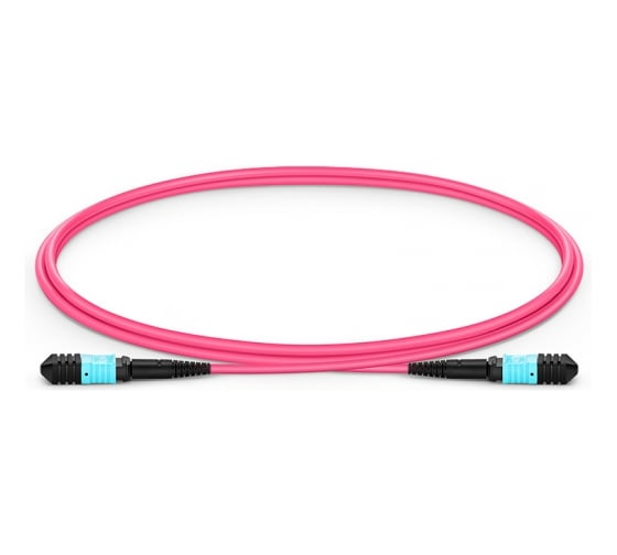 Сборка кабельная TopLAN MPO-MPO, 12 волокон OM4, тип B (Key Up-Key Up), низкие потери, LSZH, 150 м PC-TOP-12M-12M/OM4B-150