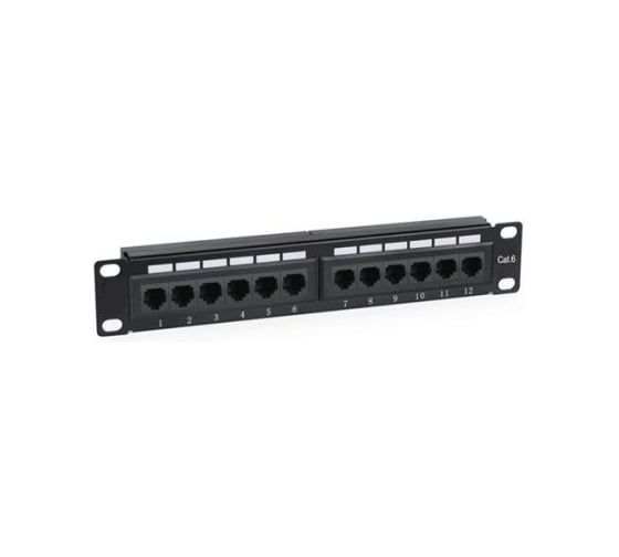 Коммутационная панель SUPRLAN UTP Сat.6 12p 10 1U 10-0409