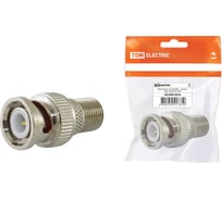Переходник штекер TDM ELECTRIC BNC - гнездо F SQ1809-0034