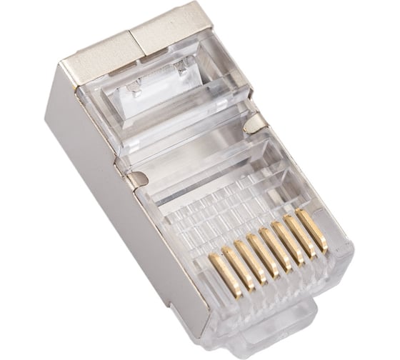 Разъем RJ-45 TDM ELECTRIC FTP, для кабеля категории 5Е, 8P8C, 100 штук SQ0561-0001