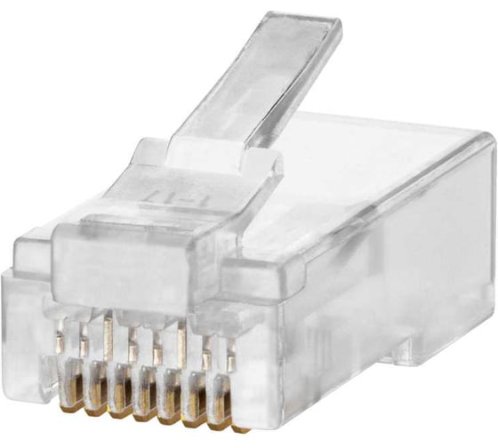 Разъем TDM ELECTRIC RJ-45 UTP для кабеля кат. 6, 8P8C в блистере 10 штук SQ0561-0008