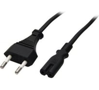 Кабель питания 5bites IEC-320-C7, 2x0.75мм2, VDE, 3м PC107530