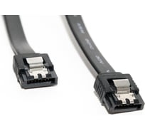 Кабель 5bites EXPRESS, SATA v3.0, 6 Гбит/сек, 0.45м, черный SATA3-7PL45S-BK