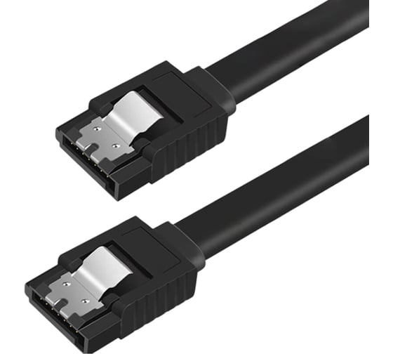 Кабель 5bites EXPRESS, SATA v3.0, 6 Гбит/сек, 0.45м, черный SATA3-7PL45S-BK 1