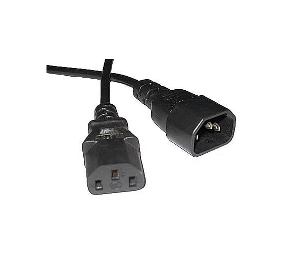 Кабель питания 5bites EXPRESS IEC-320-C13 - IEC-320-C14, 3x0.75мм2, VDE, 1.8м UPS107518 1