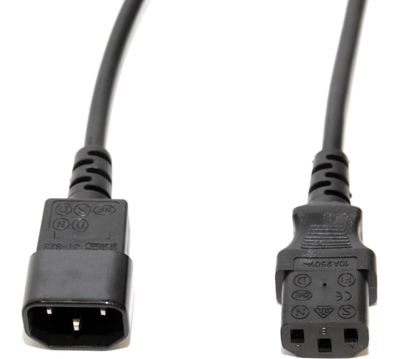 Кабель питания 5bites EXPRESS IEC-320-C13 - IEC-320-C14, 3x0.75мм2, VDE, 3м UPS107530
