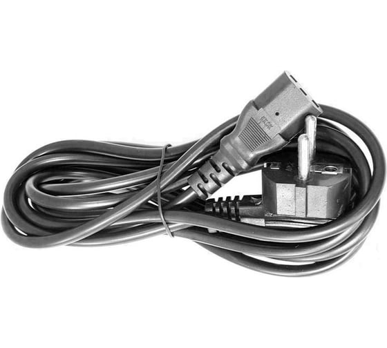 Кабель питания 5bites EXPRESS евровилка - IEC-320-C13, 3x0.75мм2, VDE, 1.8м VDE107518 1