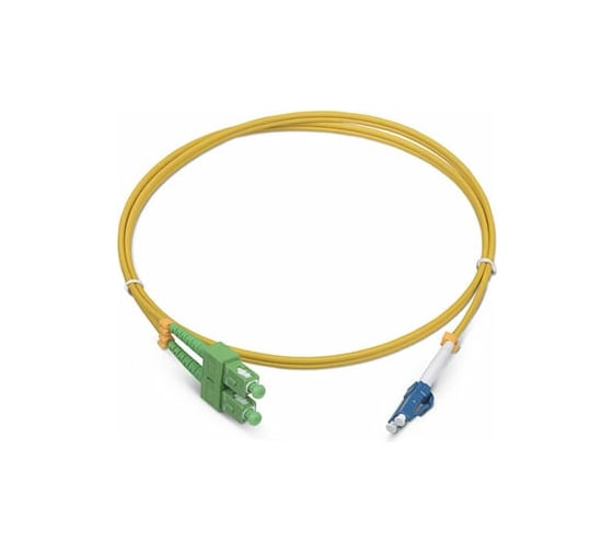 Патч-корд оптический TopLAN дуплексный, LC/UPC-SC/APC, SM 9/125, 2.0мм, 5 м, LSZH DPC-TOP-652-LC/U-SC/A-5.0/2мм