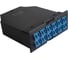 Кассета TopLan MPO OS2, для модульной панели TOP-FRM-PP-STP/1U, 24xLC, тип B, низкие потери, черная TOP-FRM-IN-2MB-24LC/OS2 1