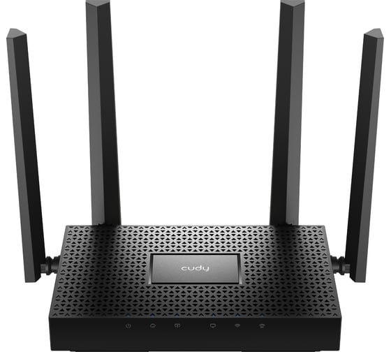 Двухдиапазонный роутер Cudy WR5000 Wi-Fi 7 BE5000 с портом WAN 2,5 Гбит/с и поддержкой Mesh, 2,4/5 ГГц, до 5012 Мбит/с, 4x1 Гбит/с, 1х2,5 Гбит/с 4 антенны, черный 10000160590