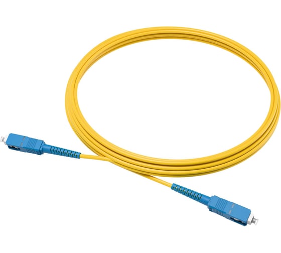 Патч-корд TopLAN ВО симплексный, SC/UPC-SC/UPC, SM 9/125, 5 м, LSZH 2мм PC-TopLan-652-SC/U-SC/U-5.0-2mm