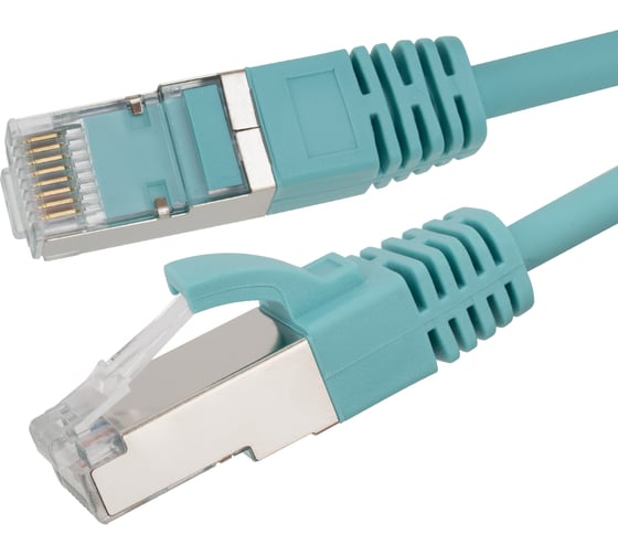 Патч-корд SUPRLAN F/UTP 6A 4x2 26AWG 7x0.16mm Cu LSZH ментол 3м 10-0883