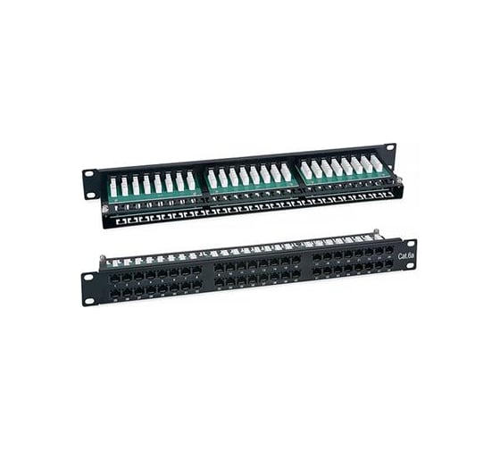 Патч-панель высокой плотности SUPRLAN 19, 48хRJ-45, UTP, cat.6a, 1U 10-0453