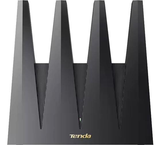 Двухдиапазонный гигабитный Wi-Fi 6 роутер Tenda AX12 AX3000, 2,4/5 ГГц, до 2976 Мбит/с, LAN 3x1Гбит/с, WAN 1x1Гбит/с, антенны 4х7 дБи, черный 10000161694
