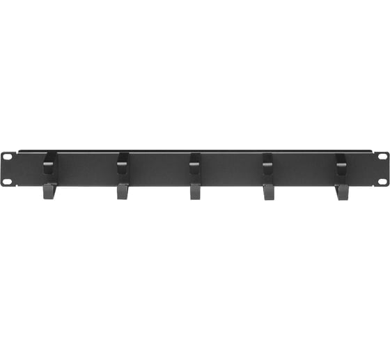 Органайзер кабельный SUPRLAN 1U 19” 5 колец 38х55мм 05-1648-B