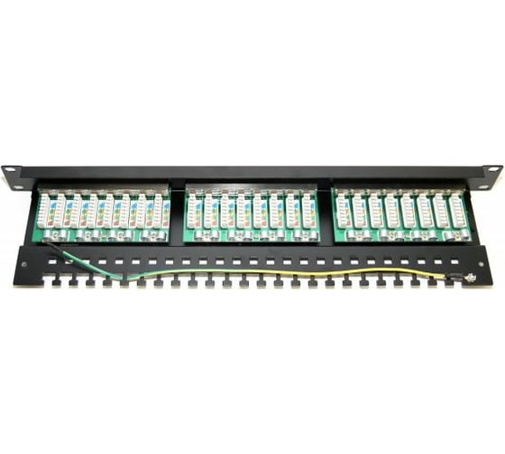 Патч-панель 5bites FTP, 19, 5e категория, 24 порта, 1U, разъем KRONE PPF55-05