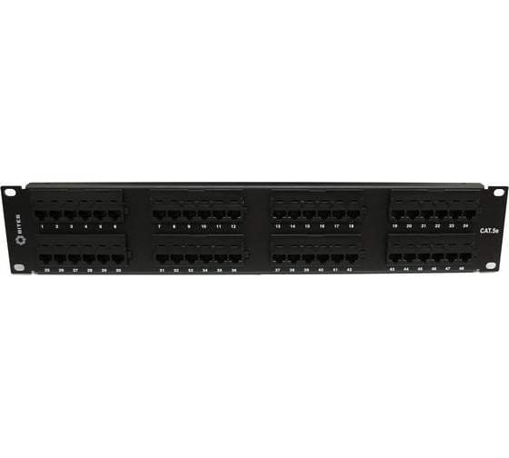 Патч-панель 5bites UTP, 19, 5e категория, 48 портов, 2U, разъемы KRONE тип 110 DUAL IDC PPU50-02