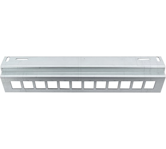 Патч-панель EKF для 12 модулей RJ45 "Nova" PROxima nv-pp12