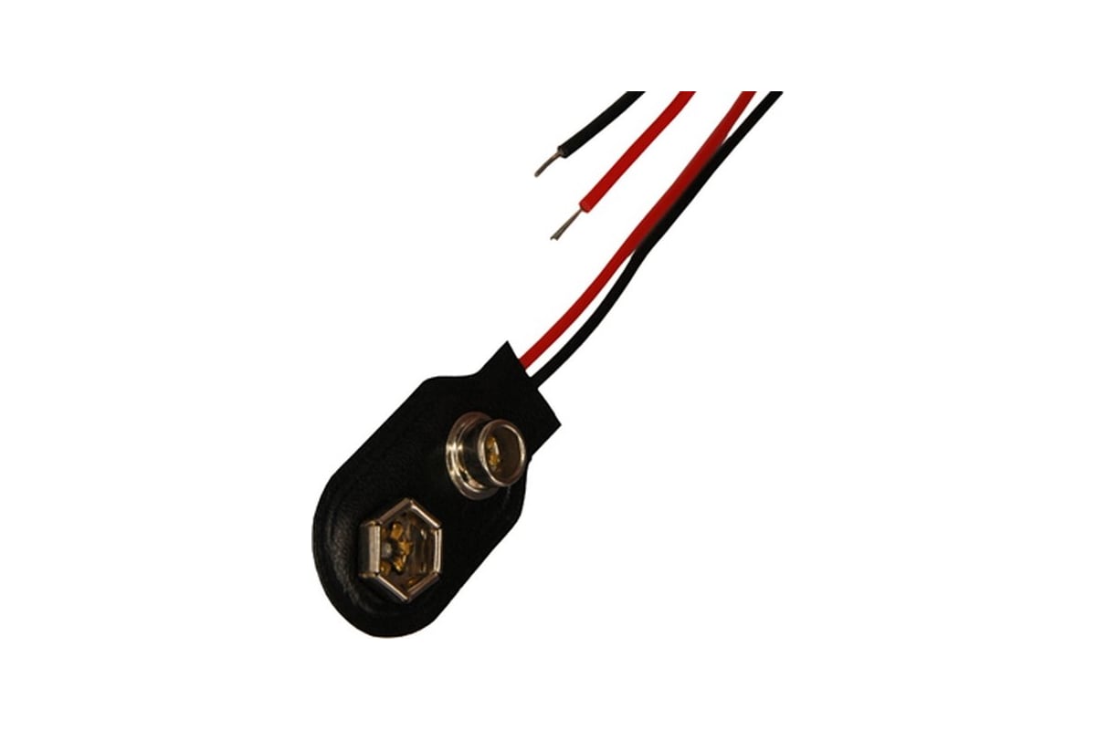 Клемма на крону REXANT FD-2221, 9В, 100 шт. 14-0322 - выгодная цена ...