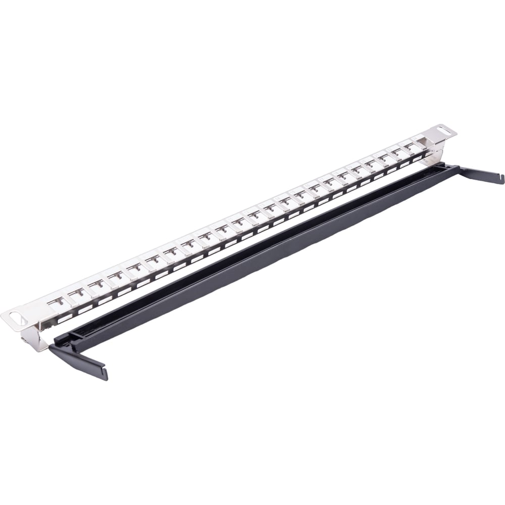 Модульная патч-панель Hyperline PPBLHD-19-24S-SH-RM 19", 24 порта, Flat ...