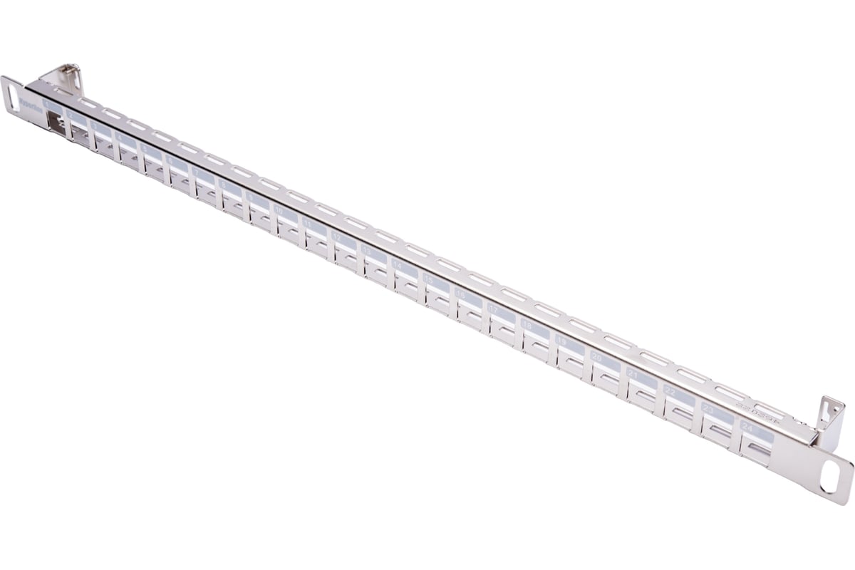 Модульная патч-панель Hyperline PPBLHD-19-24S-SH-RM 19", 24 порта, Flat ...