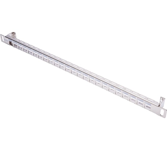Модульная патч-панель Hyperline PPBLHD-19-24S-SH-RM 19", 24 порта, Flat Type, 0.5U 244075