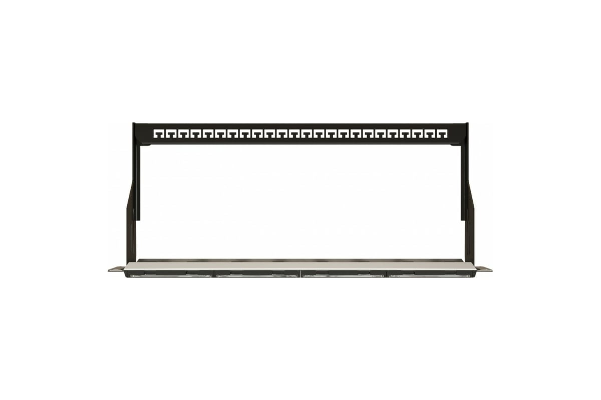 Модульная патч-панель Hyperline PPBL6-19-24-RM 19", 24 порта, 4 съемные ...