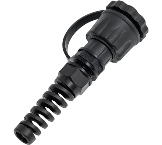 Промышленный разъем RJ-45 (8P8C) под витую пару Hyperline PLUG-IE-8P8C-P-C5 IP67, категория 45903