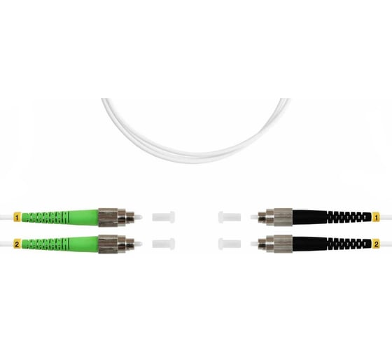 Оптический двойной шнур FOPS (патч-корд дуплекс) -DX-FC/UPC-ST/APC-9/125-3.0-LSZH-3m 114 1