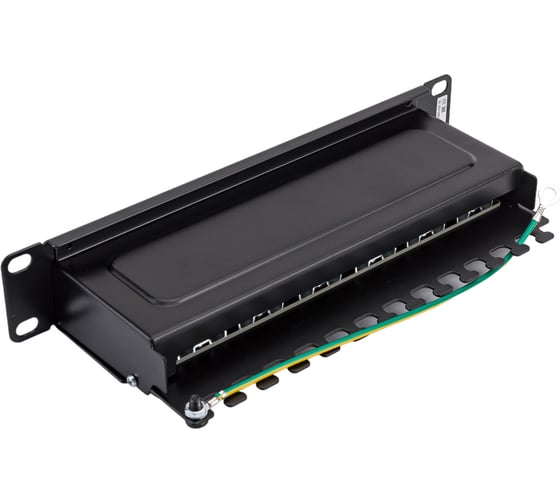 Патч-панель ITK 1U кат.6 STP 12 портов 10" Dual IDC PP12-1UC06S-D05-10