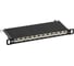 Патч-панель ITK 0,5U кат.6A STP 12 портов 10" Dual IDC PP12-D05UC6AS-D05-10 1