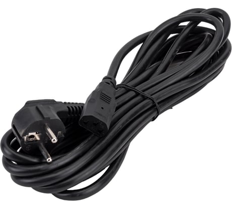Кабель электропитания IEK ITK PDU 3x1,5 5м с разъёмами С13 - нем.ст PC-C13D-5M