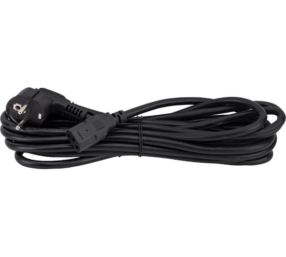 Кабель электропитания IEK ITK PDU 3x1,5 5м с разъёмами С13 - нем.ст PC-C13D-5M