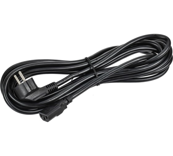 Кабель электропитания IEK ITK PDU 3x1,5 5м с разъёмами С13 - нем.ст PC-C13D-5M 1