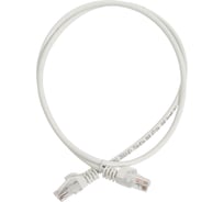 Коммутационный шнур ITK кат. 5Е UTP LSZH 1м белый PC08-C5EUL-1M
