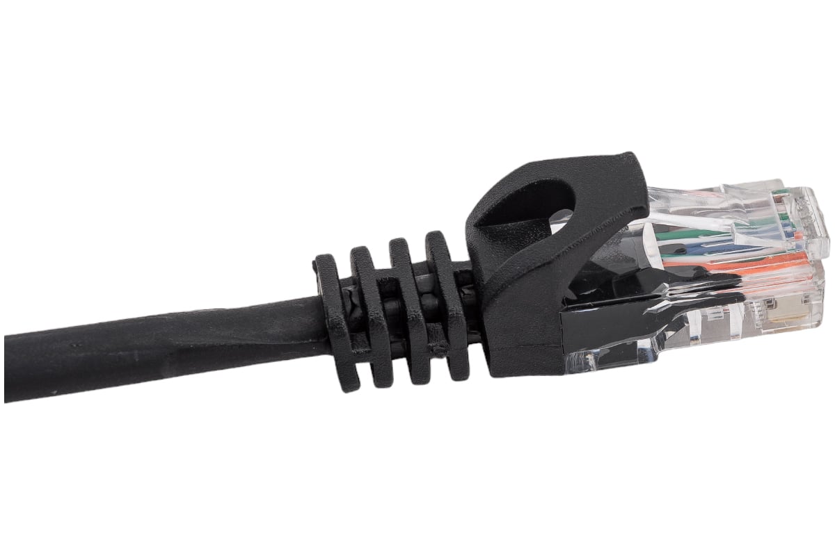 Коммутационный шнур IEK ITK кат. 5Е UTP LSZH 2м черный PC09-C5EUL-2M ...