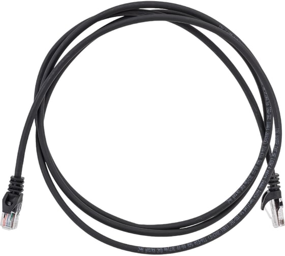Коммутационный шнур ITK кат. 5Е UTP LSZH 2м черный PC09-C5EUL-2M