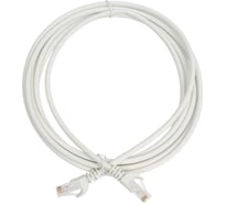 Коммутационный шнур ITK кат. 5Е UTP LSZH 3м белый PC08-C5EUL-3M