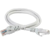 Коммутационный шнур ITK патч-корд, кат.6А UTP, LSZH, 2м, серый PC01-C6AUL-2M