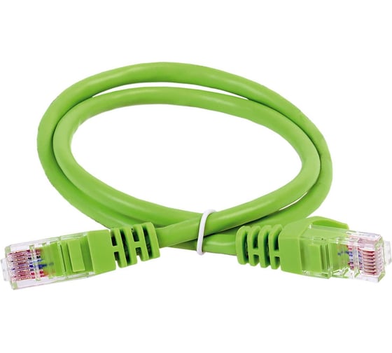 Коммутационный шнур ITK патч-корд, кат.6 UTP, LSZH, 3м, зеленый PC02-C6UL-3M
