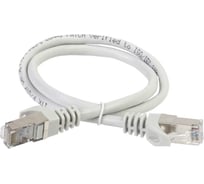 Коммутационный шнур IEK ITK патч-корд, кат.6 FTP, 0,5м, серый PC01-C6F-05M