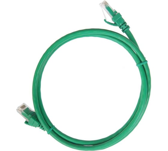 Коммутационный шнур ITK патч-корд, кат.5Е UTP, 5м, зеленый PC02-C5EU-5M