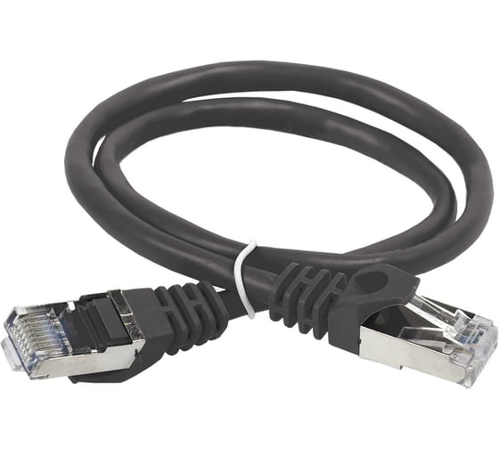 Коммутационный шнур ITK патч-корд, кат.5Е FTP, 1м, черный PC09-C5EF-1M