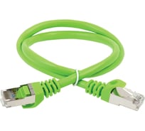 Коммутационный шнур ITK кат. 6A S/FTP LSZH 1м зеленый PC02-C6ASL-1M