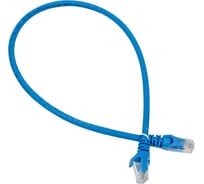 Коммутационный шнур ITK кат. 6 UTP LSZH 0,5м синий PC03-C6UL-05M